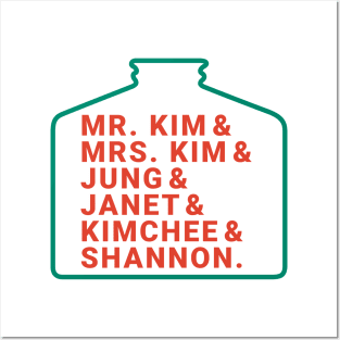 Kim's Convenience Character Name Posters and Art